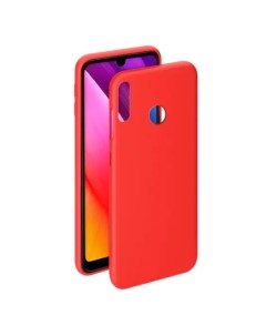 Чехол накладка Gel Color Case для смартфона Huawei Y7 2019 термопластичный полиуретан TPU красный 86 Deppa
