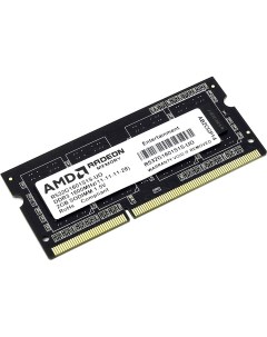 Память DDR3 SODIMM 2Gb 1600MHz CL10 1 5 В R532G1601S1S UO Amd