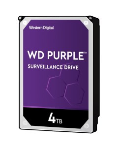 Жесткий диск HDD 4Tb Purple 3 5 5400rpm 64Mb SATA3 WD40PURX Western digital