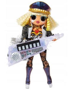 Кукла OMG Remix Rock Fame Queen and Keytar 25 см Музыкальная фэшн дива LOL OMG Remix в стиле рок по  L.o.l. lil outrageous littles