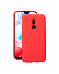 Чехол накладка Gel Color Case для смартфона Xiaomi Redmi 8 полиуретан красный 87383 Deppa