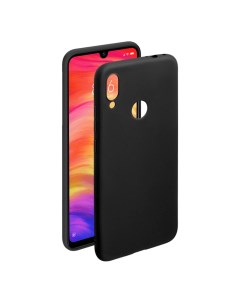 Чехол накладка Gel Color Case для смартфона Xiaomi Redmi Note 7 2019 полиуретан черный 87145 Deppa