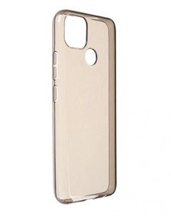 Чехол накладка Crystal для смартфона Realme C25 C25s силикон прозрачный черный УТ000027827 Ibox