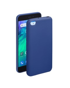Чехол накладка Gel Color Case для смартфона Xiaomi Redmi Go 2019 полиуретан синий 87148 Deppa