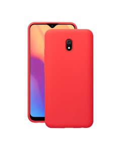 Чехол накладка Gel Color Case для смартфона Xiaomi Redmi 8A полиуретан красный 87382 Deppa