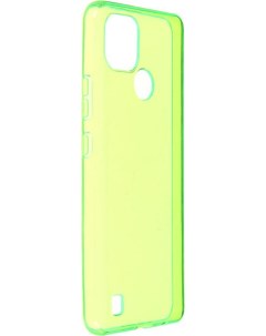 Чехол накладка Crystal для смартфона Realme C21 силикон неоновый зеленый УТ000027824 Ibox