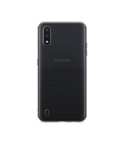 Чехол накладка для смартфона Samsung Galaxy A01 Термопластичный полиуретан прозрачный 87439 Deppa