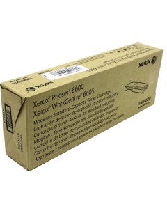 Картридж лазерный 106R02250 пурпурный 2000 страниц оригинальный для Phaser 6600 WorkCentre 6605 Xerox