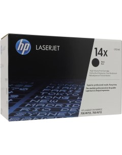 Картридж лазерный 14X CF214X черный 17500 страниц оригинальный для LaserJet Enterprise M725dn M725f  Hp