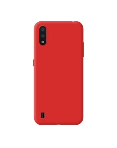 Чехол накладка для смартфона Samsung Galaxy A01 Термопластичный полиуретан красный 87448 Deppa