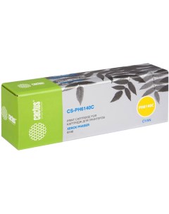 Картридж лазерный Cactus CS-PH6140C (106R01481), голубой, 2600 страниц, совместимый для Xerox Phaser 6140