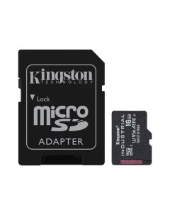 Карта памяти промышленная 16Gb microSDHC Industrial Class 10 UHS I U3 V30 A1 адаптер SDCIT2 16GB Kingston