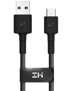 Кабель USB USB Type C 3А 1 м черный ZMI AL401 AL401 Black Xiaomi