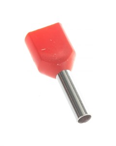 Наконечник НШВИ2 штыревой втулочный изолированный 1 мм медь луженый под опрессовку красный 1 0 8 794 Квт