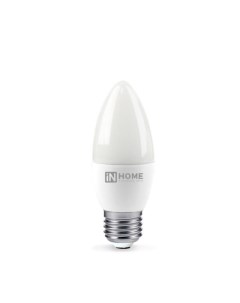Лампа светодиодная E27 свеча C38 11Вт 6500K холодный свет 1050лм LED СВЕЧА VC 4690612024868 In home