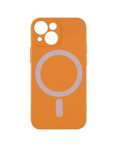Чехол накладка MagSafe для смартфона Apple iPhone 13 mini термополиуретан оранжевая УТ000029267 Barn&hollis
