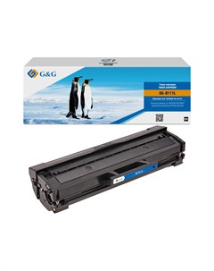 Картридж лазерный GG D111L MLT D111L черный 1800 страниц совместимый для Samsung SL M2020 2022 2070  G&g