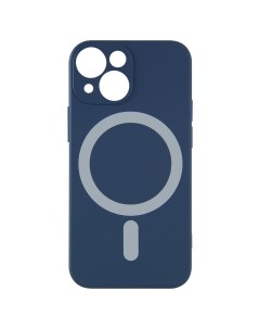 Чехол накладка MagSafe для смартфона Apple iPhone 13 mini термополиуретан синяя УТ000029289 Barn&hollis