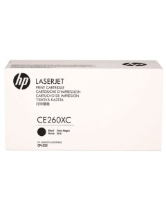 Картридж лазерный 649X CE260XC черный 17000 страниц оригинальный для LaserJet Enterprise CP4525 техн Hp