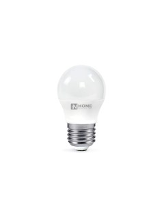 Лампа светодиодная E27 шар 11Вт 6500K холодный свет 1050лм LED ШАР VC 4690612024943 In home