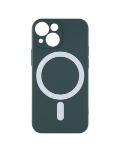 Чехол накладка MagSafe для смартфона Apple iPhone 13 mini термополиуретан зеленая УТ000029322 Barn&hollis