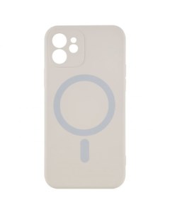 Чехол накладка MagSafe для смартфона Apple iPhone 12 термополиуретан бежевый УТ000029336 Barn&hollis