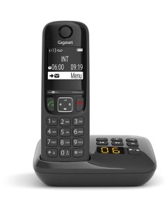 Радиотелефон AS690A DECT АОН черный S30852 H2836 S301 Gigaset