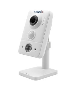 IP-камера TR-D7121IR1 v6 2.8 2.8мм, настольная, 2Мпикс, CMOS, до 1920x1080, до 25кадров/с, ИК подсветка 10м, POE, -10 °C/+50 °C, белый (TR-D7121IR1 V6) Trassir