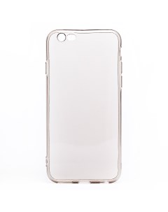 Чехол накладка для смартфона Apple iPhone 6 6S силикон черный прозрачный 120054 Ultra slim