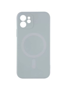 Чехол накладка MagSafe для смартфона Apple iPhone 12 термополиуретан серая УТ000029282 Barn&hollis