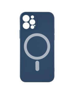 Чехол накладка MagSafe для смартфона Apple iPhone 12 термополиуретан синяя УТ000029292 Barn&hollis