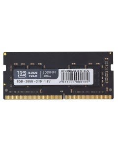 Память DDR4 SODIMM 8Gb 2666MHz CL19 1 2 В BTD4NB2666C19 8GN Bulk OEM Basetech