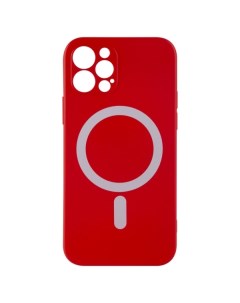 Чехол накладка MagSafe для смартфона Apple iPhone 12 Pro термополиуретан красная УТ000029297 Barn&hollis