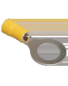 Наконечник НКИ кольцевой изолированный 4 мм 6 мм медь под опрессовку желтый 100 шт UNL20 006 6 6 Iek