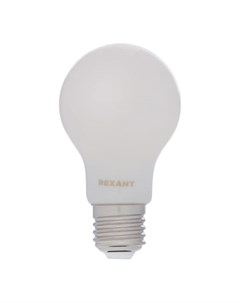Лампа светодиодная E27 груша A60 11 5Вт 4000K 4000K тёплый белый белый 1320лм филаментная 604 079 60 Rexant