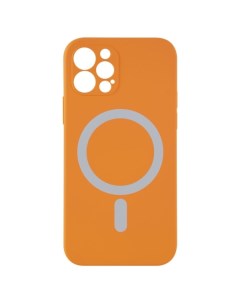 Чехол накладка MagSafe для смартфона Apple iPhone 12 Pro термополиуретан оранжевая УТ000029270 Barn&hollis