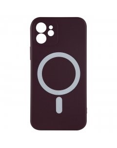 Чехол накладка MagSafe для смартфона Apple iPhone 12 термополиуретан коричневая УТ000029316 Barn&hollis