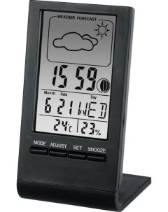 Термометр цифровой настольный измерение влажности часы будильник календарь 1x LR1130 TH 100 00186358 Hama