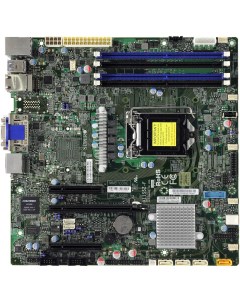 Материнская плата X11SSZ F 1xSocket1151 iC236 4xDDR4 PCI Ex16 4SATA3 RAID 0 1 5 10 7 1 ch 2GLAN 9xUS Supermicro