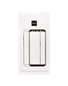 Защитное стекло Clean Line для экрана смартфона Huawei Honor X7 FullScreen черная рамка 3D 206100 Activ
