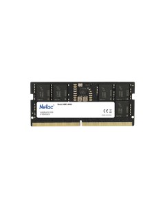 Память DDR5 SODIMM 8Gb 4800MHz CL40 1 1 В Basic NTBSD5N48SP 08 Netac