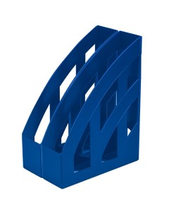 Лоток для бумаг вертикальный Modern 1 отделение пластиковый синий 238031 Brauberg
