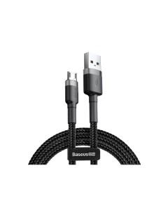 Кабель Micro USB USB 2 4A 1м черный CAMKLF BG1 Baseus