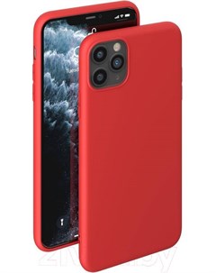 Чехол Gel Color Case Basic для смартфона Apple iPhone 11 Pro Max Термопластичный полиуретан красный  Deppa
