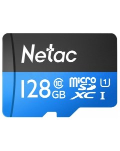 Карта памяти 128Gb microSDXC P500 Standard Class 10 UHS I U1 Netac