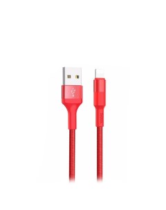 Кабель USB Lightning Xpress 1m красный X26 Hoco