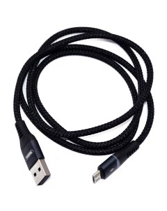 Кабель USB Micro USB 2 4A 1 2м черный Colorful Light RC 152m 6972174153001 Remax