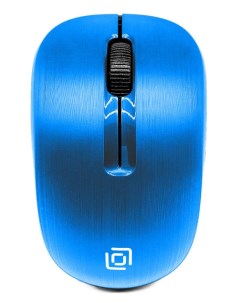 Мышь беспроводная 525MW 1000dpi оптическая светодиодная USB голубой Oklick