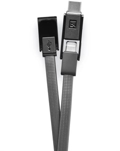 Кабель USB Lightning 8 pin Micro USB USB Type C плоский 2 1A 1м серый RC 070th 764974 Remax