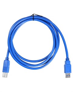Кабель USB 3 0 Am USB 3 0 Bm 1 8 м синий USB3 0 AM BM 817271 Buro
